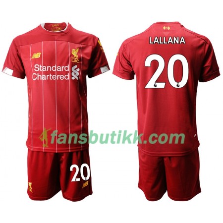 Fotballdrakt Liverpool LALLANA 20 Barn Hjemmetrøye 2019-2020 Kortermet